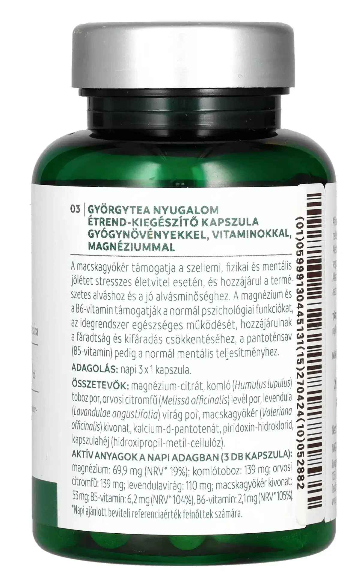 Györgytea Nyugalom kapszula 60db