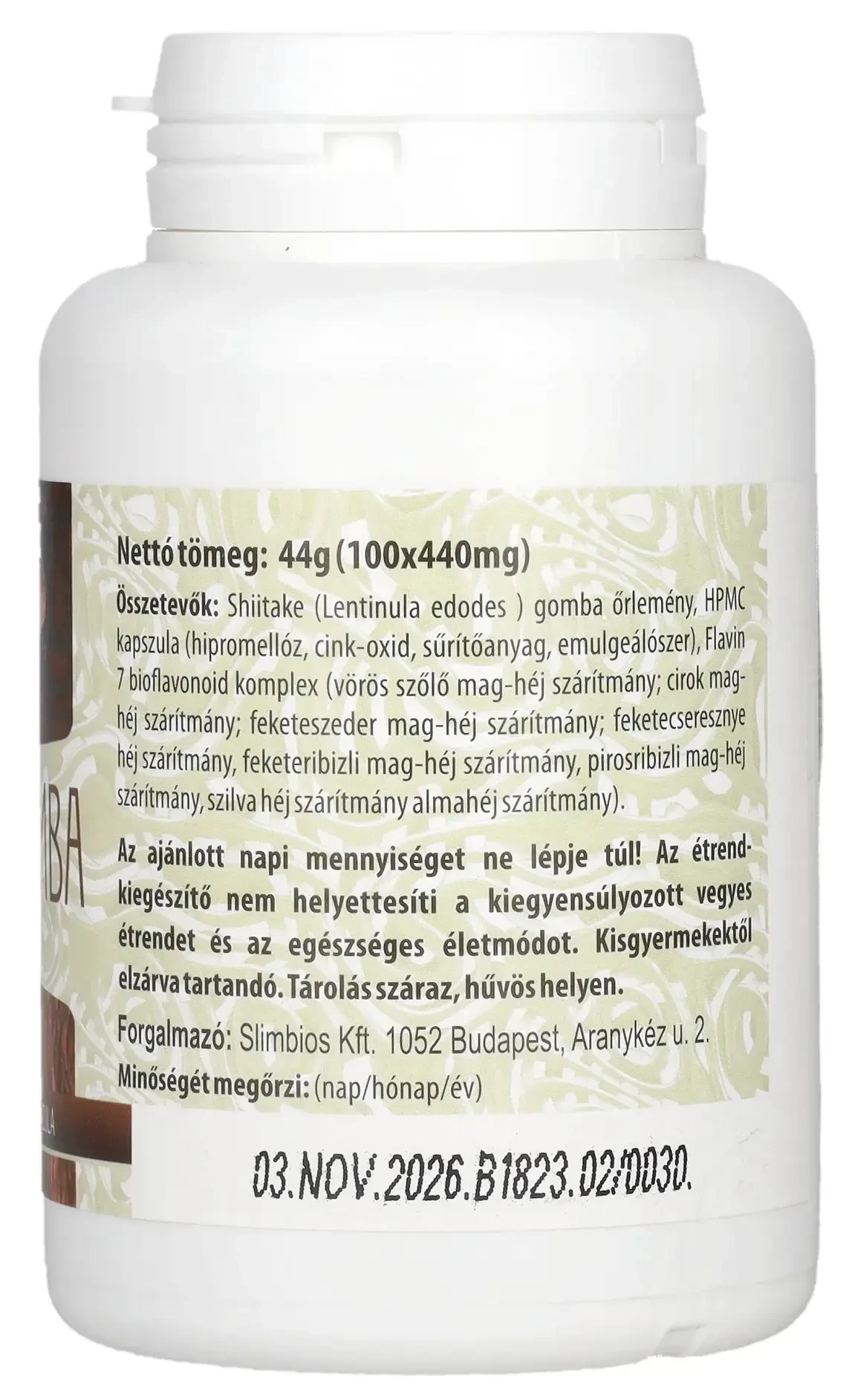 Myco Crystal Shiitake kapszula 100db