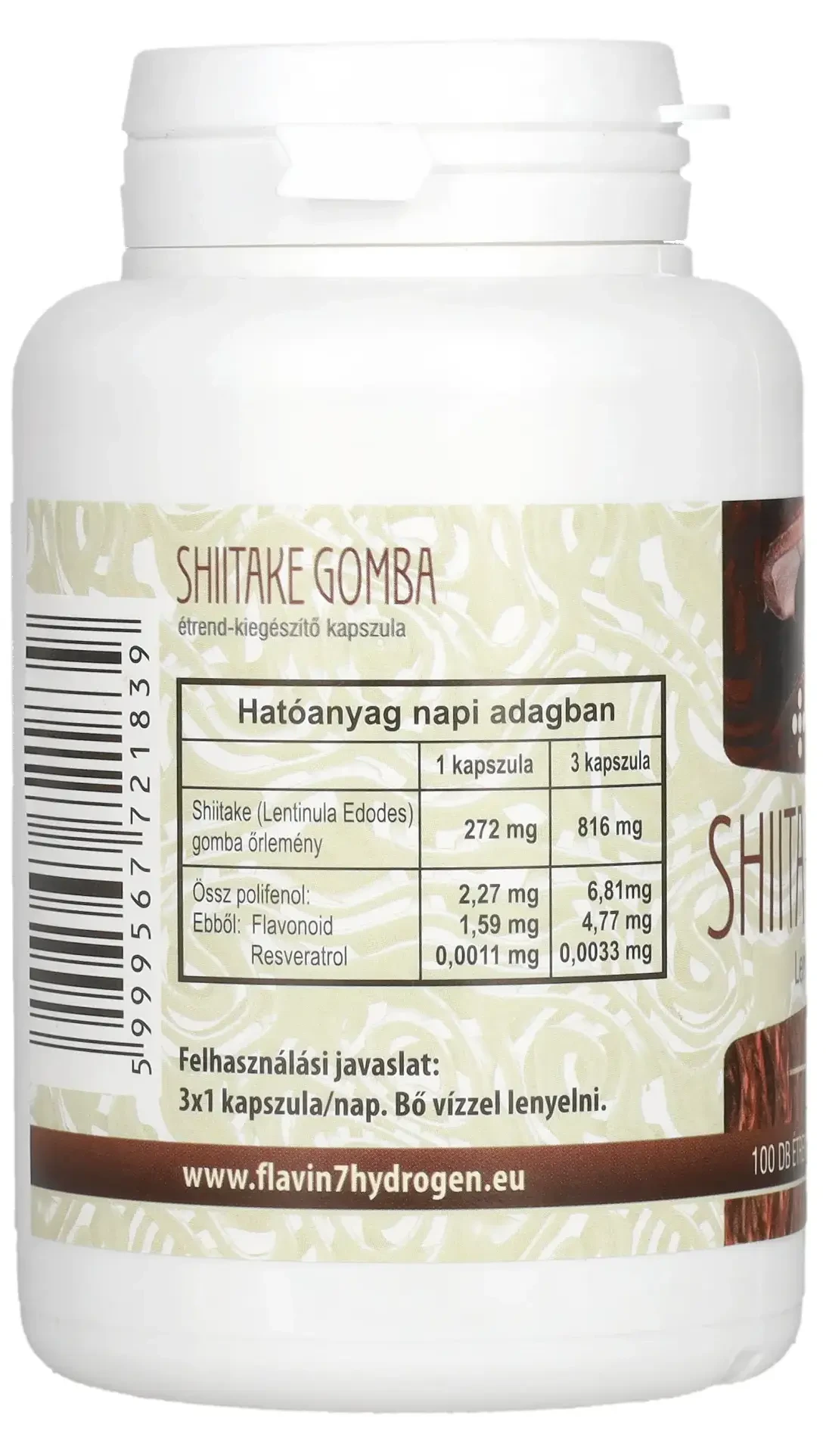 Myco Crystal Shiitake kapszula 100db