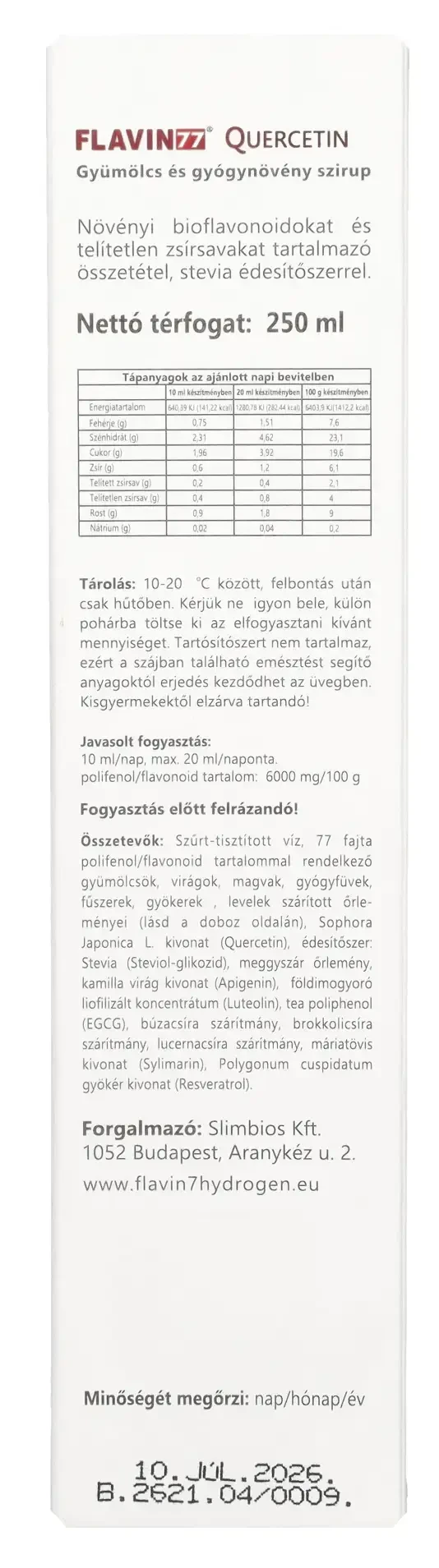 Flavin77 Quercetin 250ml