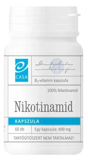 CASA Nikotinamid B3-vitamin kapszula 60 db