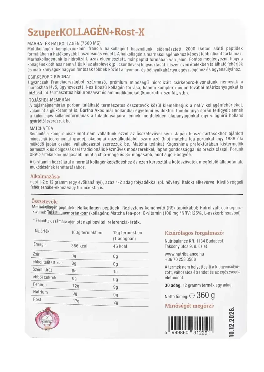 Freyagena SzuperKollagén+Rost-X 360 g