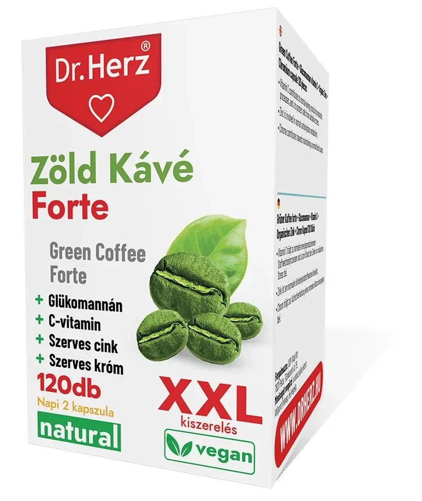 Dr. Herz Zöld Kávé Forte XXL Kapszula 120 db