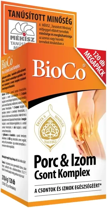 BioCo Porc&Izom csont komplex tabletta kondroitinnel 120db