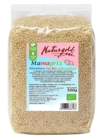 Naturgold Bio mamagríz búzadara ősi gabonákból 500g