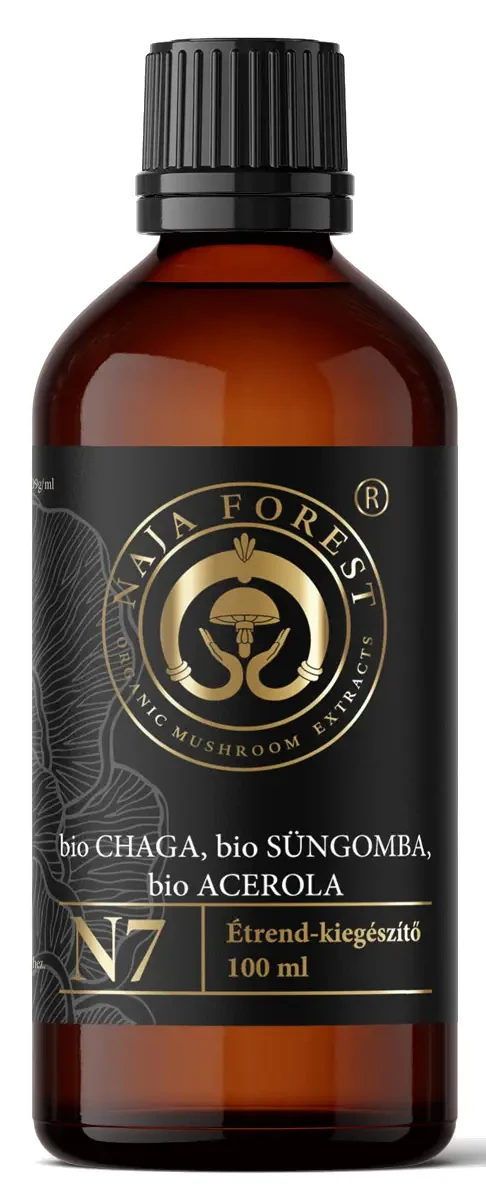 Naja Forest N7 Bio chaga - Bio süngomba - Bio acerola étrend-kiegészítő 100ml