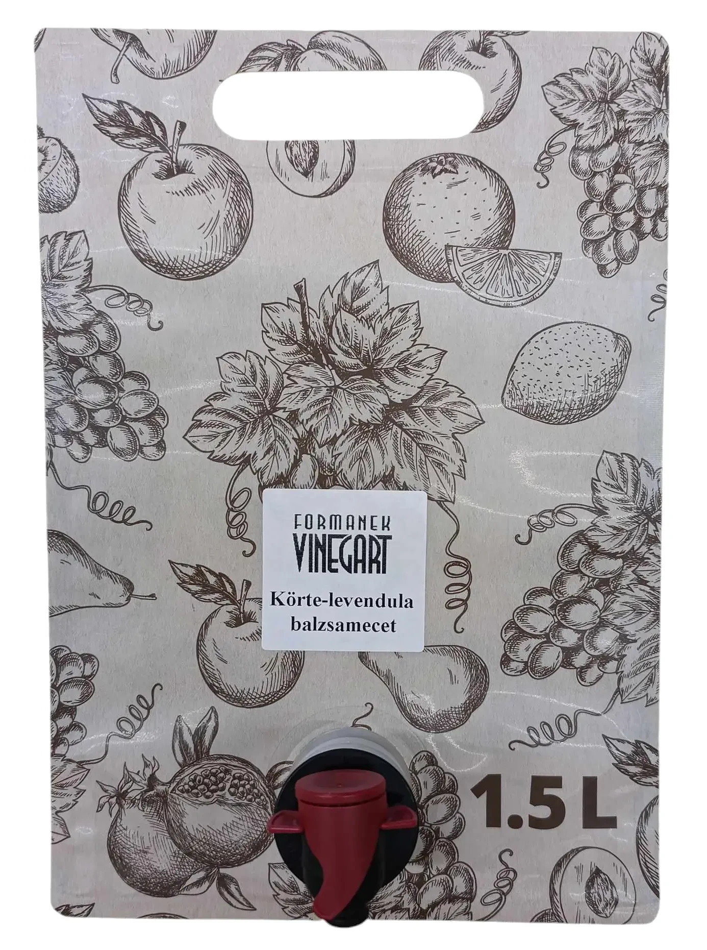 Formanek Vineg'Art Körte-Levendula Balzsamecet 1,5l (álló tasakban)