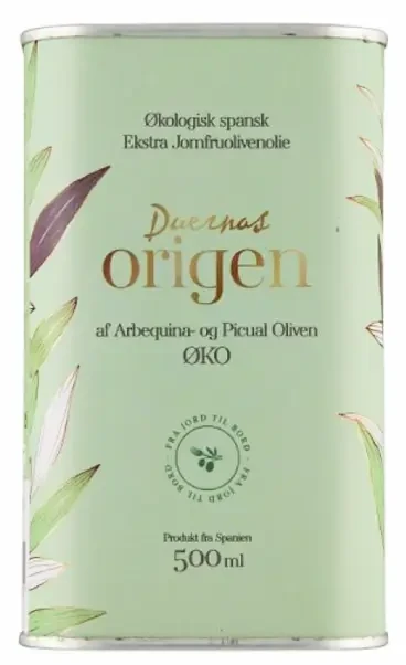Duernas Origen Lata (Arbequina és Picual) BIO– Extraszűz olívaolaj 500ml fémdobozban
