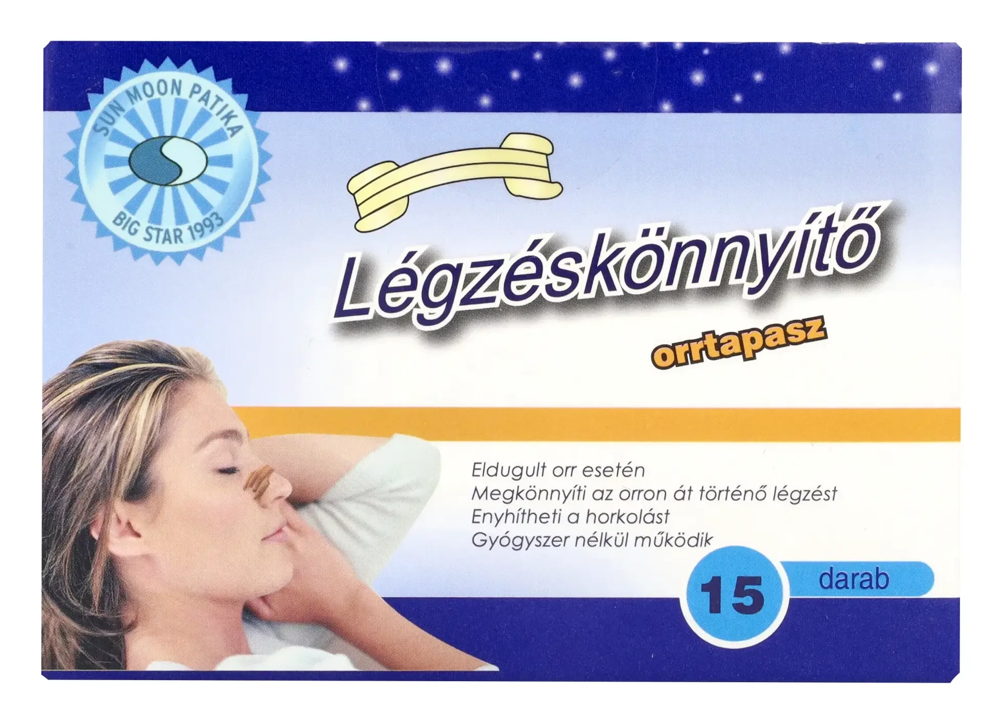 Big Star Légzéskönyítő Tapasz 15 db
