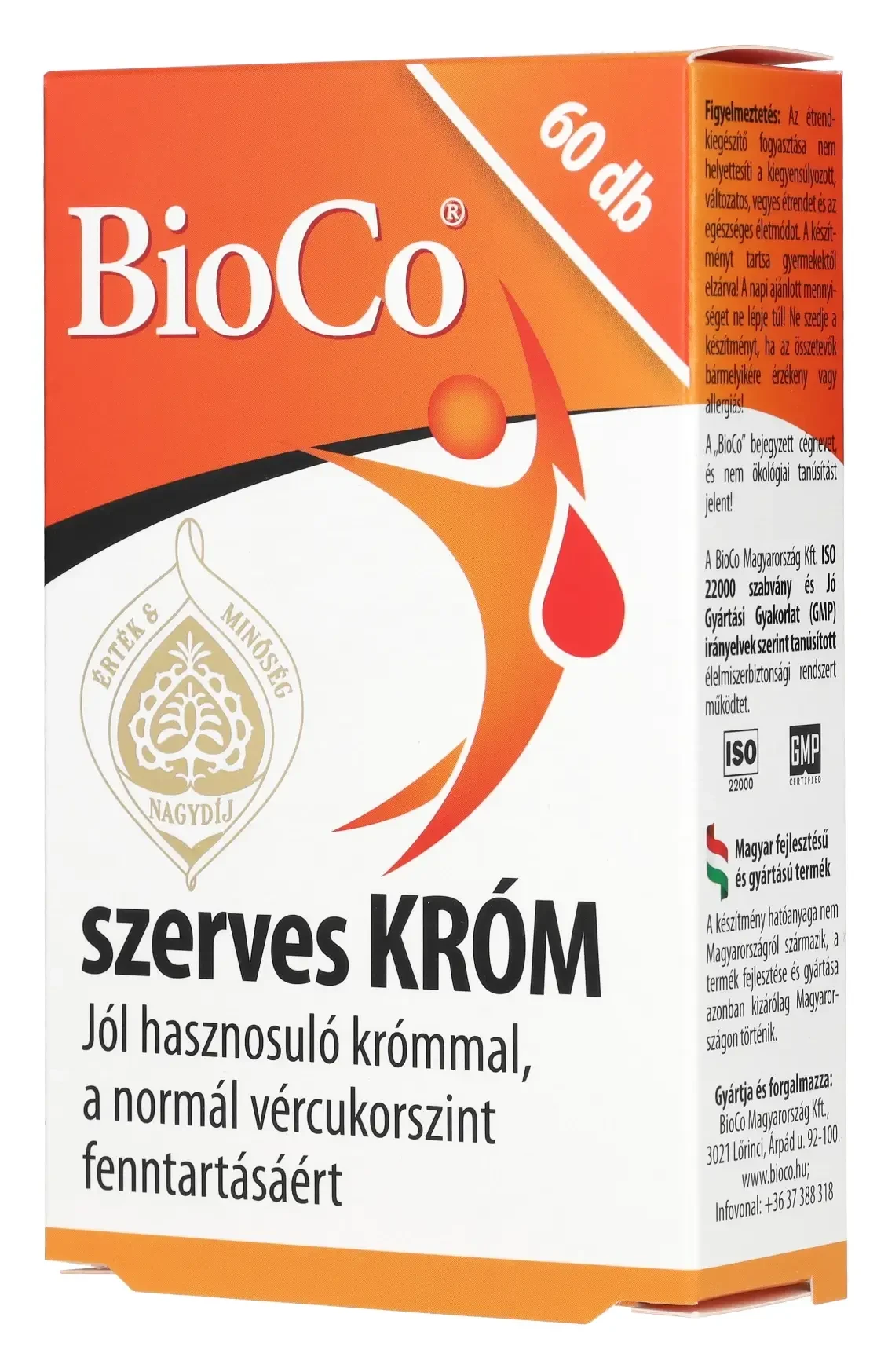 BioCo szerves KRÓM 60db