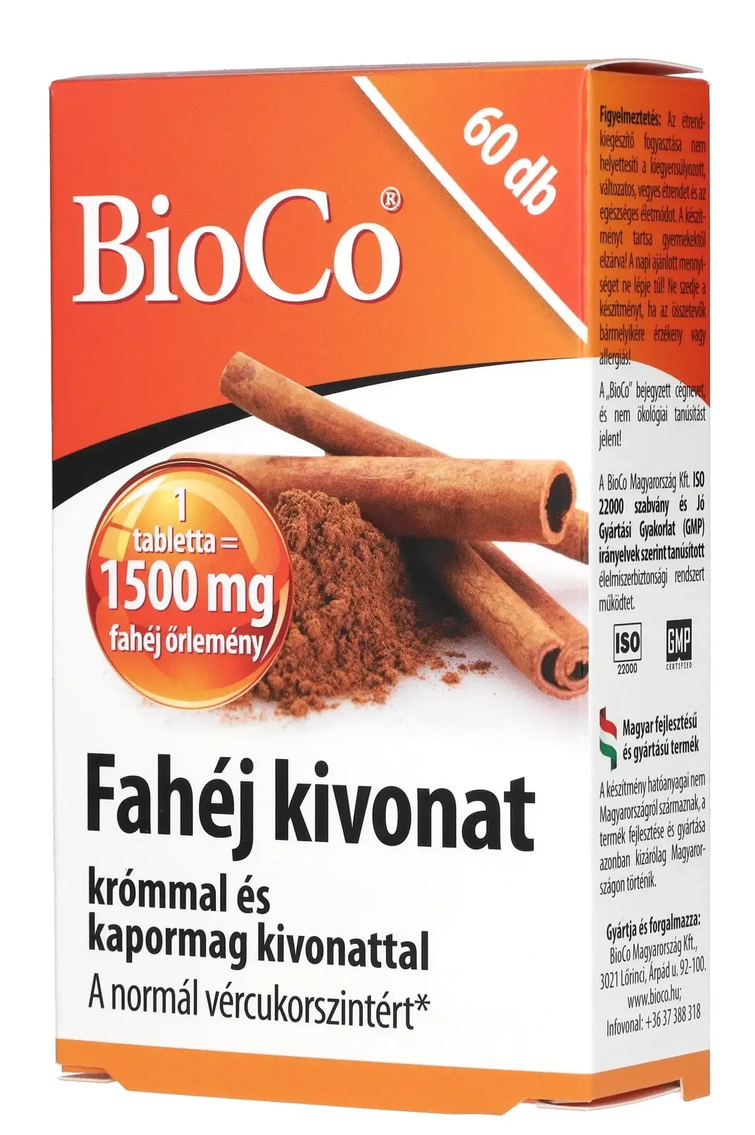 BioCo Fahéj 60db