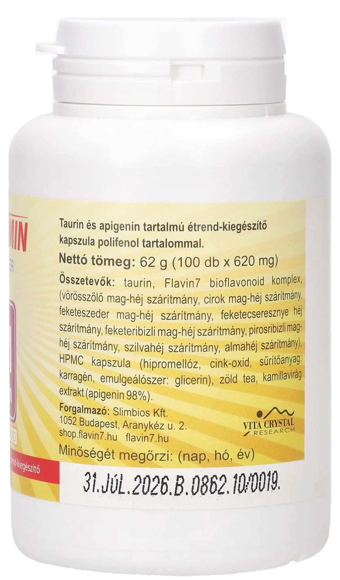 Flavin Flavitamin Apigenin 100db