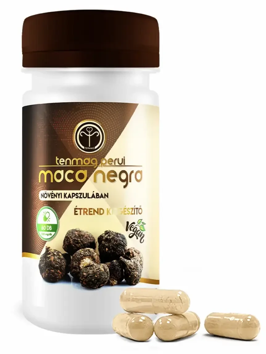 Tenmag Perui Maca Negra növényi kapszulában 500mg 60db