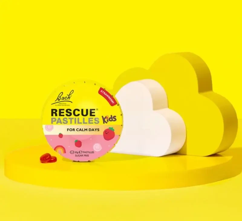 Bach Rescue Kids Pasztilla - Epres 50g