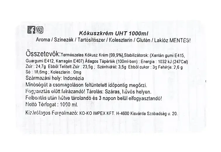 Kara Kókuszvíz 1000ml