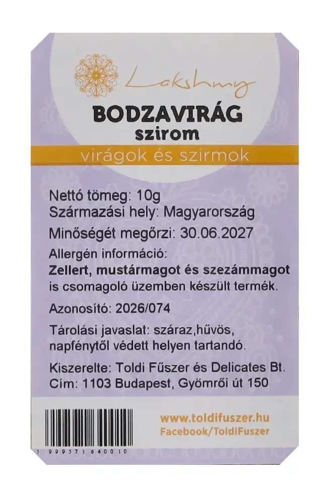 Bodzavirág 10g