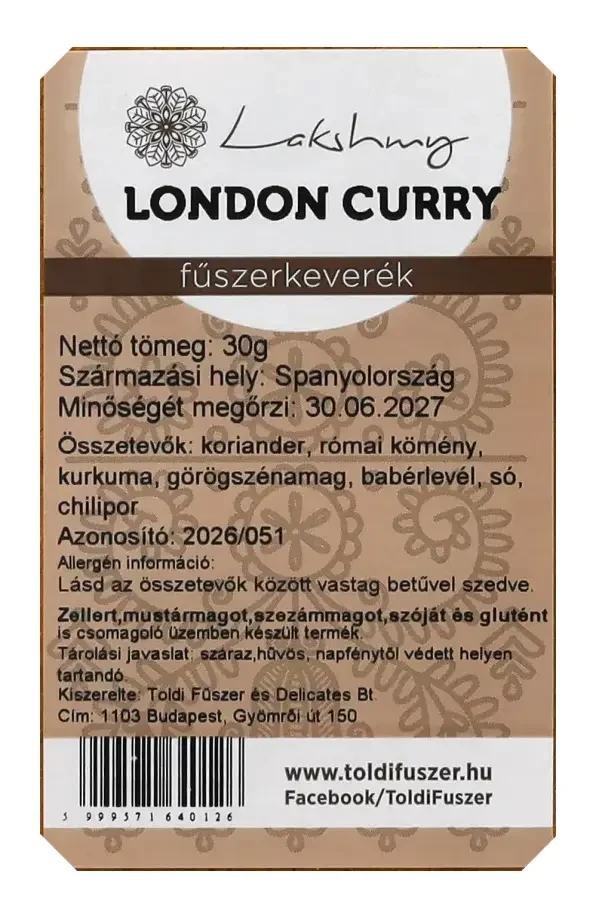 London Curry 30g