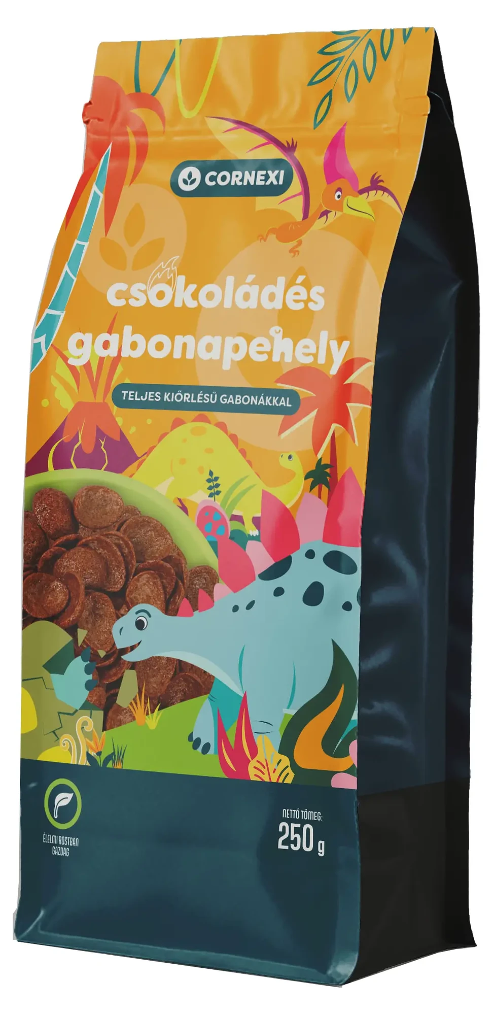 Cornexi csokoládés gabonapehely teljes kiőrlésű gabonával 250 g