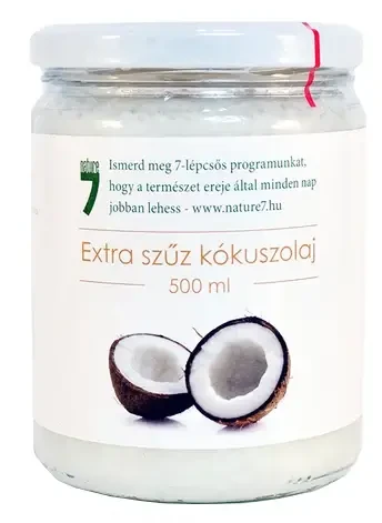 Nature7 Extra szűz kókuszolaj 500ml