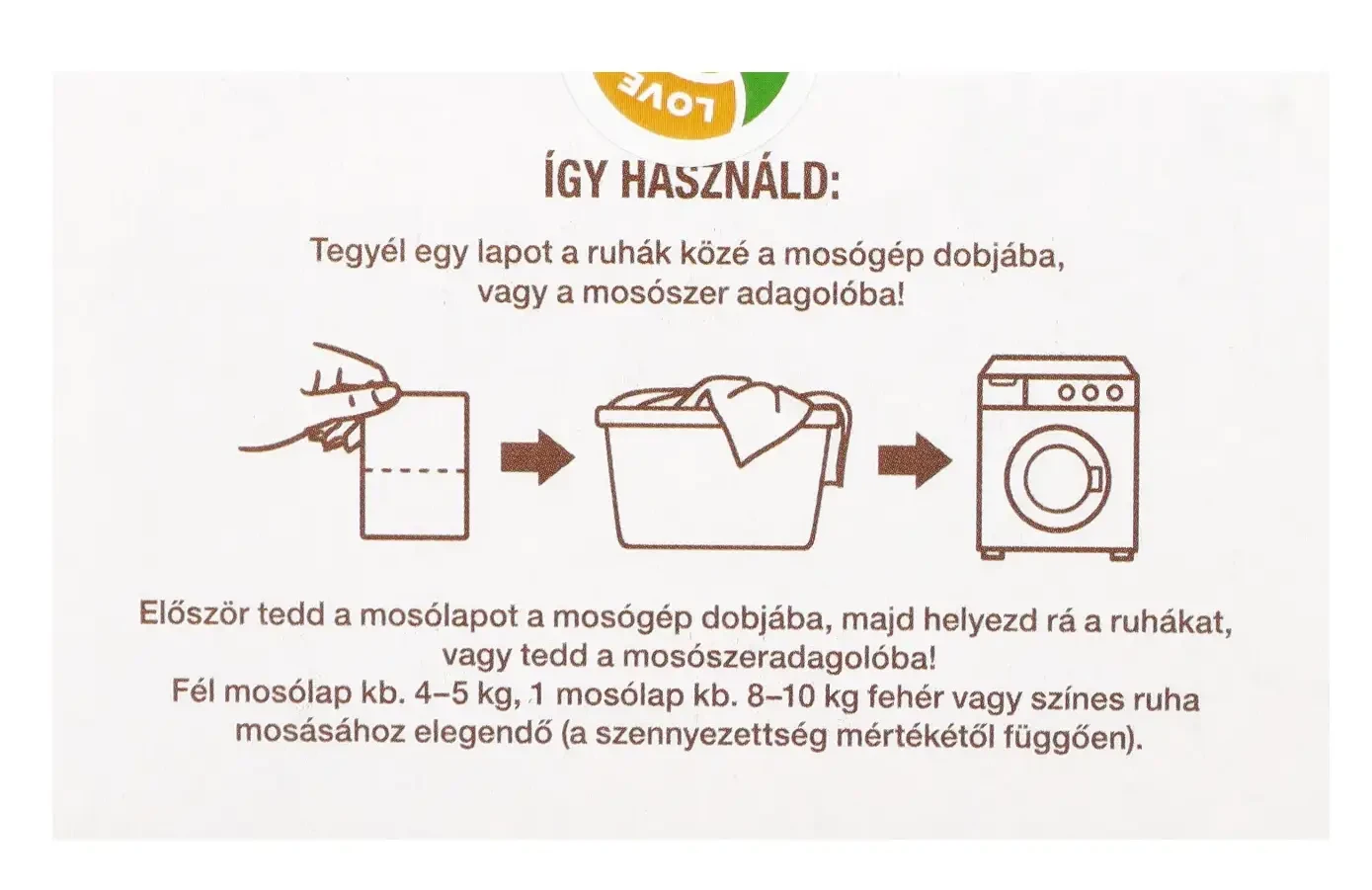 MOSÓLAP KLASSZIKUS, ILLATOS 48 MOSÁSRA