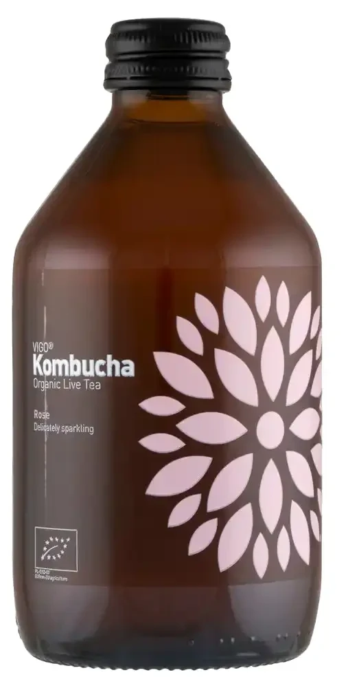 Vigo - BIO Longbrew Kombucha Rózsa 330 ml
