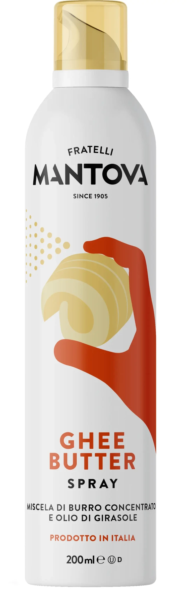 Mantova - Ghí vaj spray napraforgó olajjal 200 ml