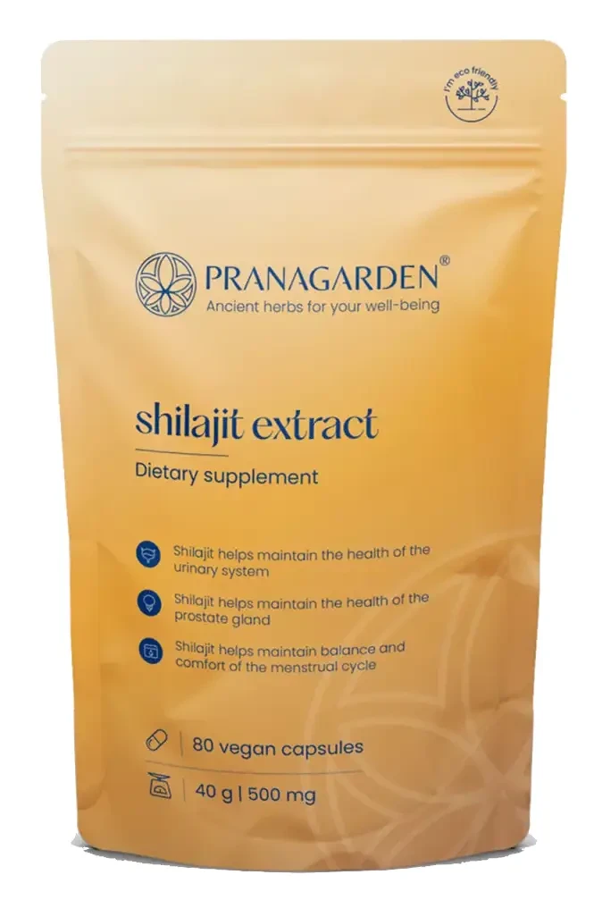 Pranagarden Shilajit Kivonat Gyógynövény Kapszula 80db