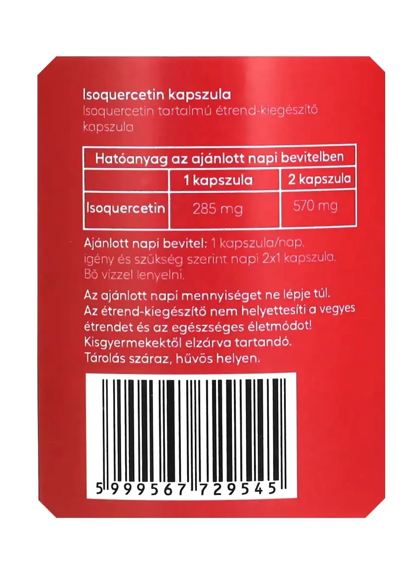 IsoQuercetin 45 db kapszula