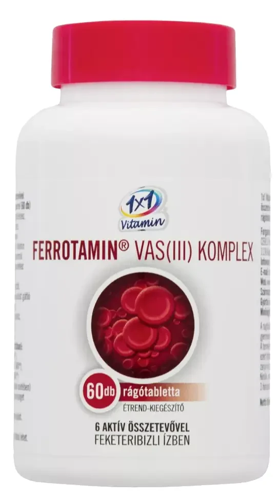 1x1 Ferrotamin rágótabletta 60db