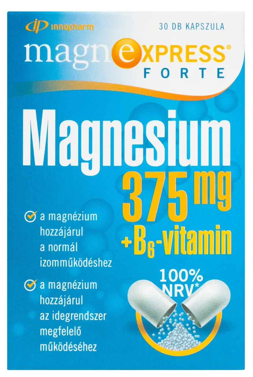 InnoPharm MagnExpress Forte 375mg kapszula 30db