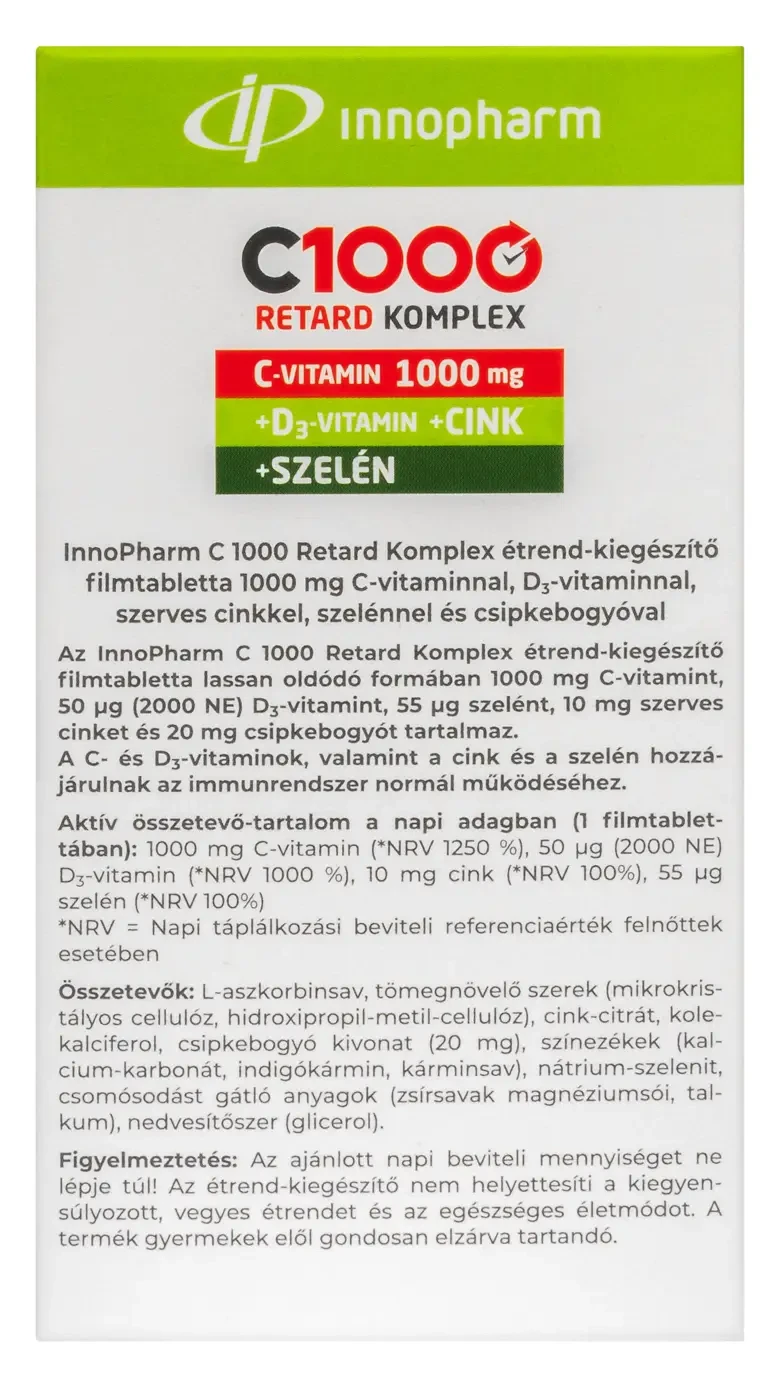 InnoPharm C1000mg Retard Komplex filmtabletta 100db
