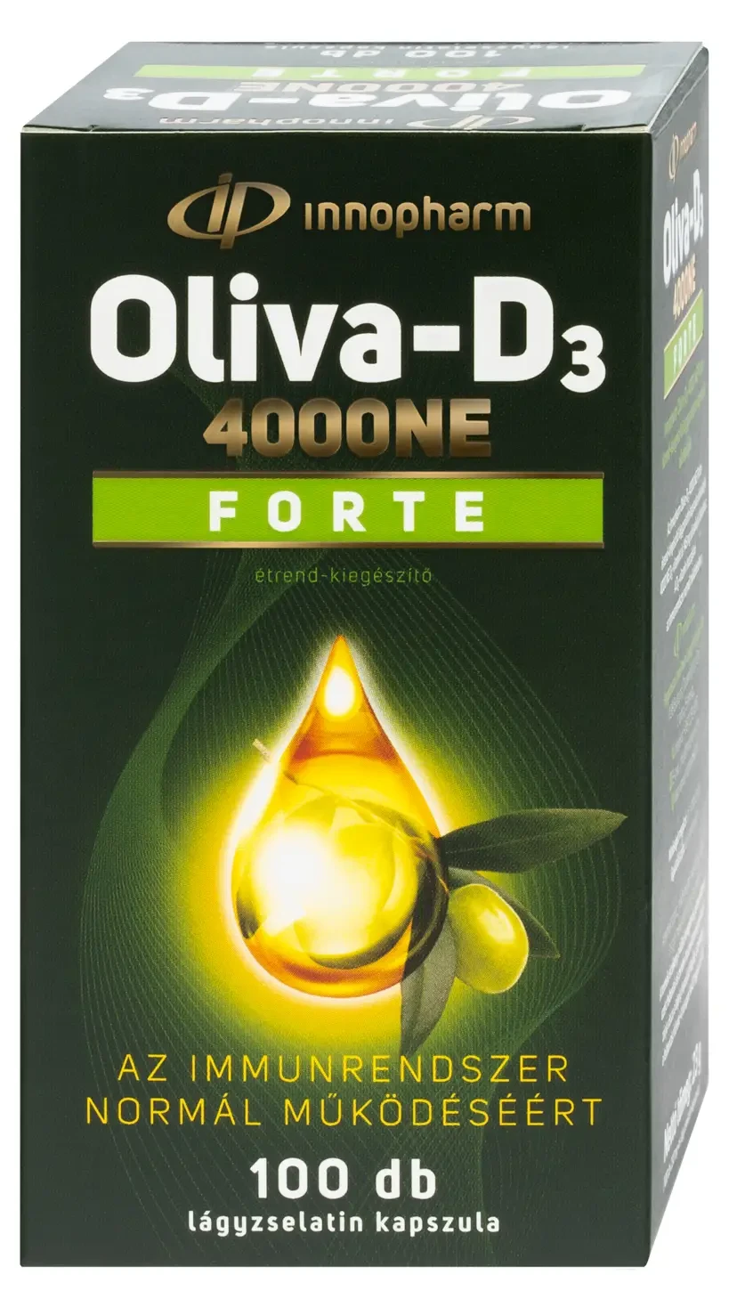 InnoPharm Oliva D3 4000 NE lágyzselatin kapszula 100db