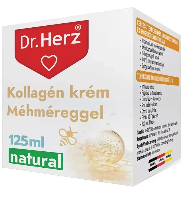 Dr.Herz Kollagénkrém Méhméreggel 125 ml