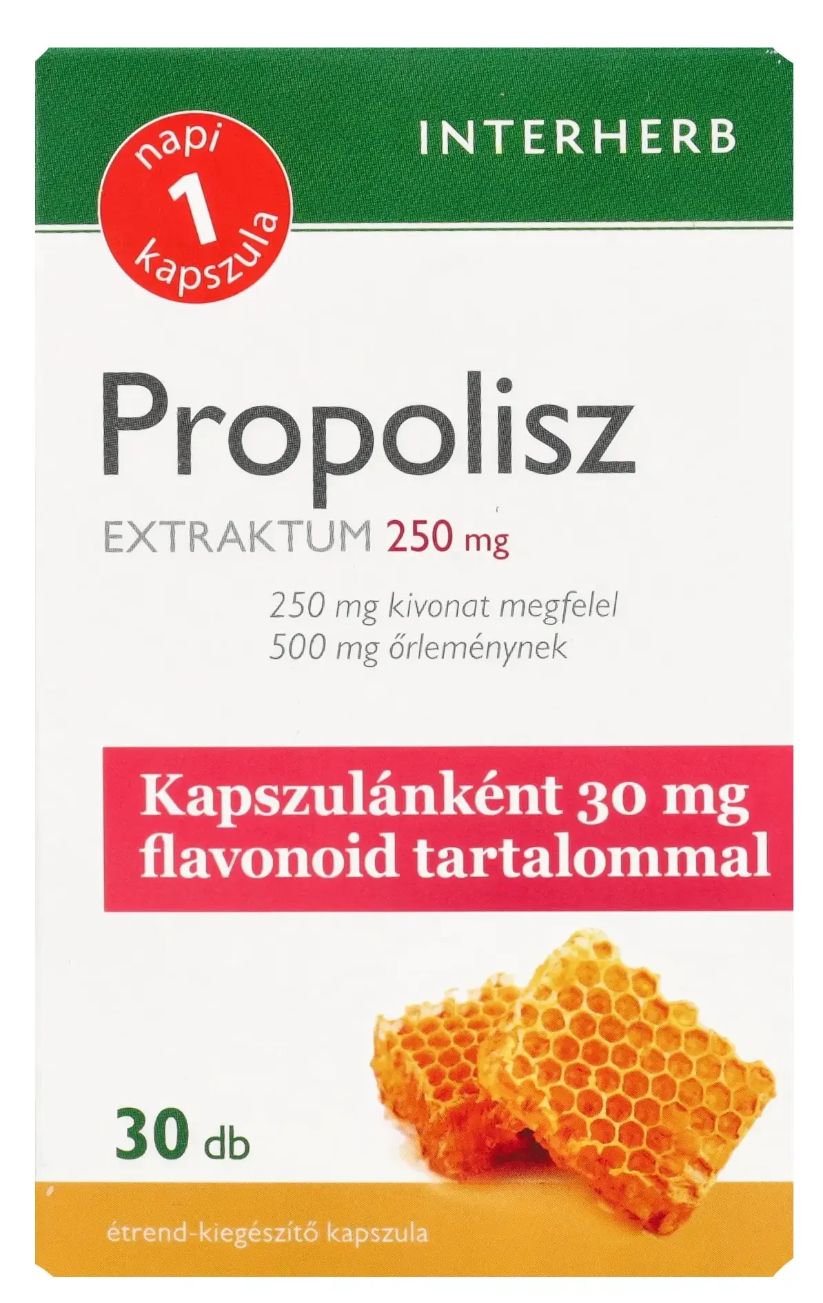 Interherb NAPI1 Propolisz Extraktum 250 mg 30db