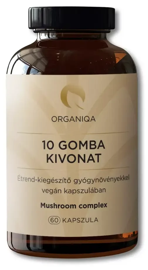 Organiqa 10 Gomba Kivonat Kapszula 60 db