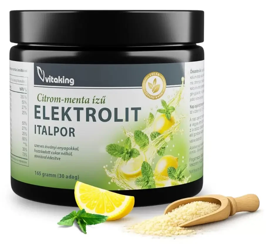 VK Elektrolit Italpor Citrom - Menta Ízű 165 g