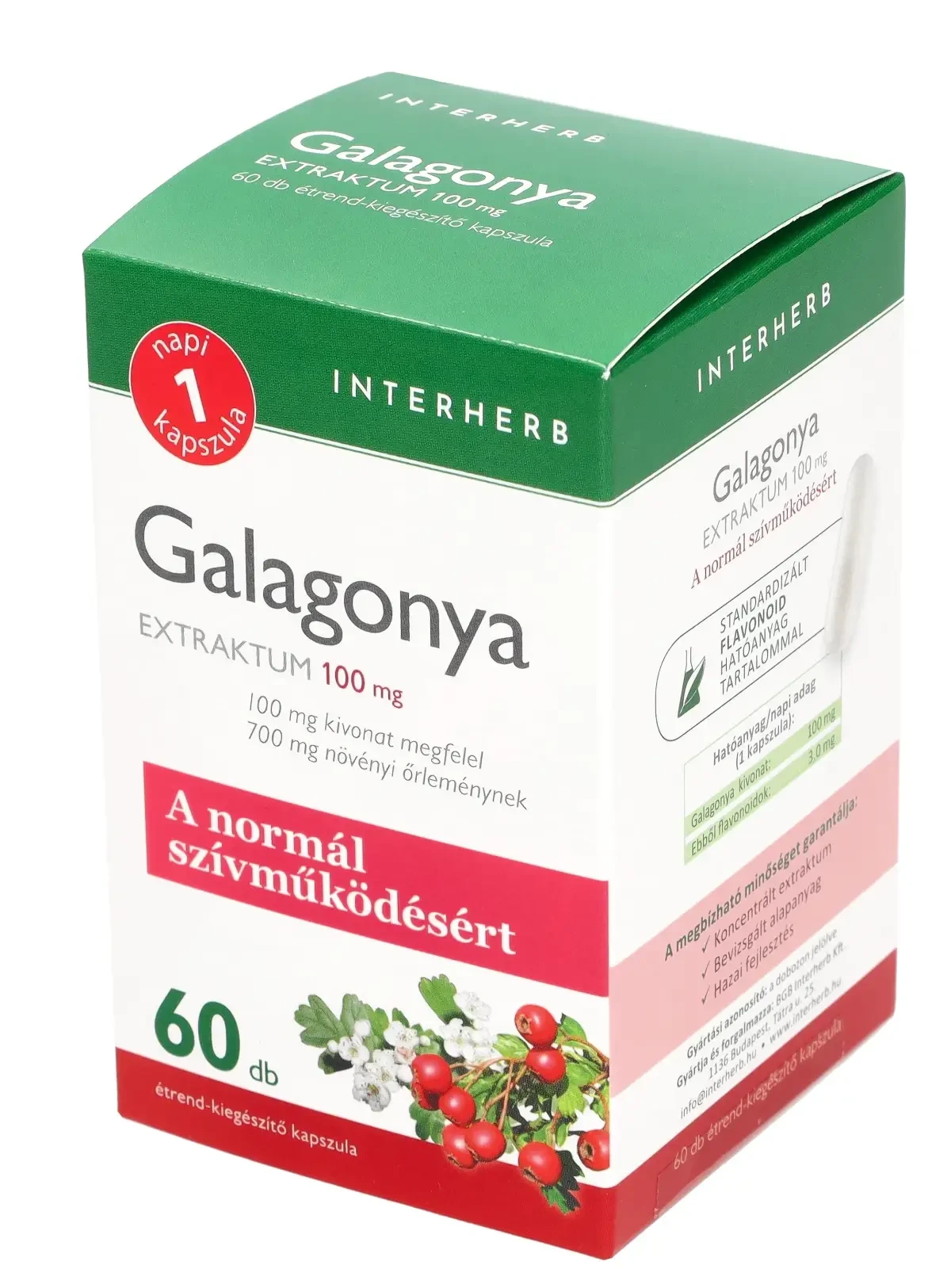 Interherb Napi1 Galagonya Extraktum 60db