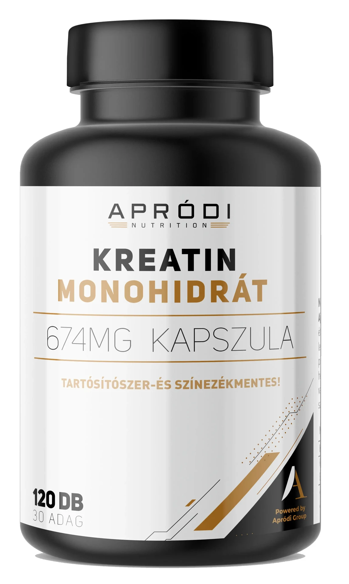 Apródi Kreatin Monohidrát 674 mg 120 db Kapszula
