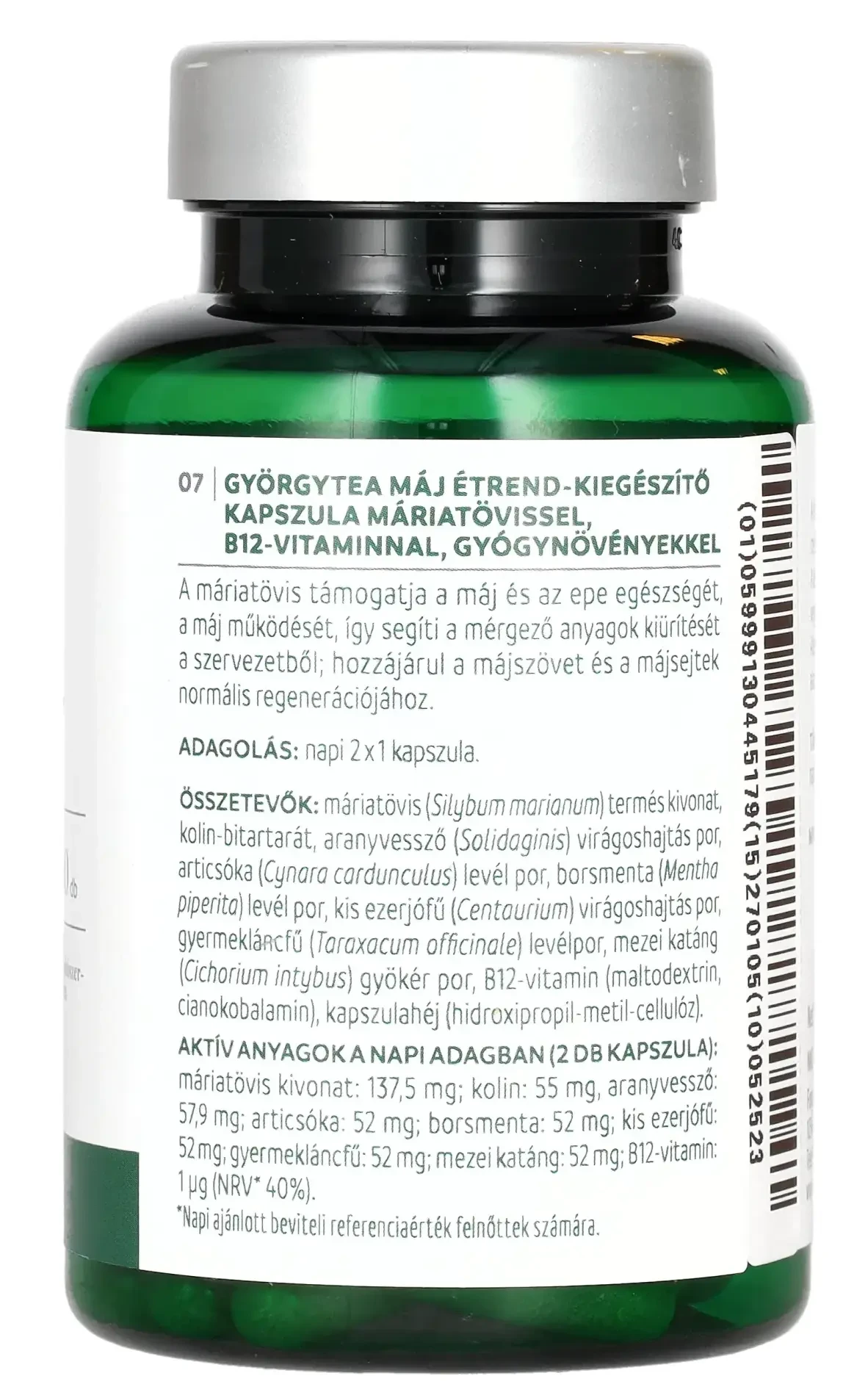 Györgytea Máj kapszula 60db