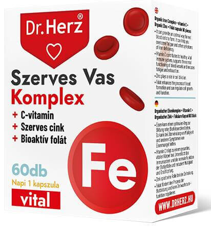 Dr. Herz Szerves Vas Komplex 60db