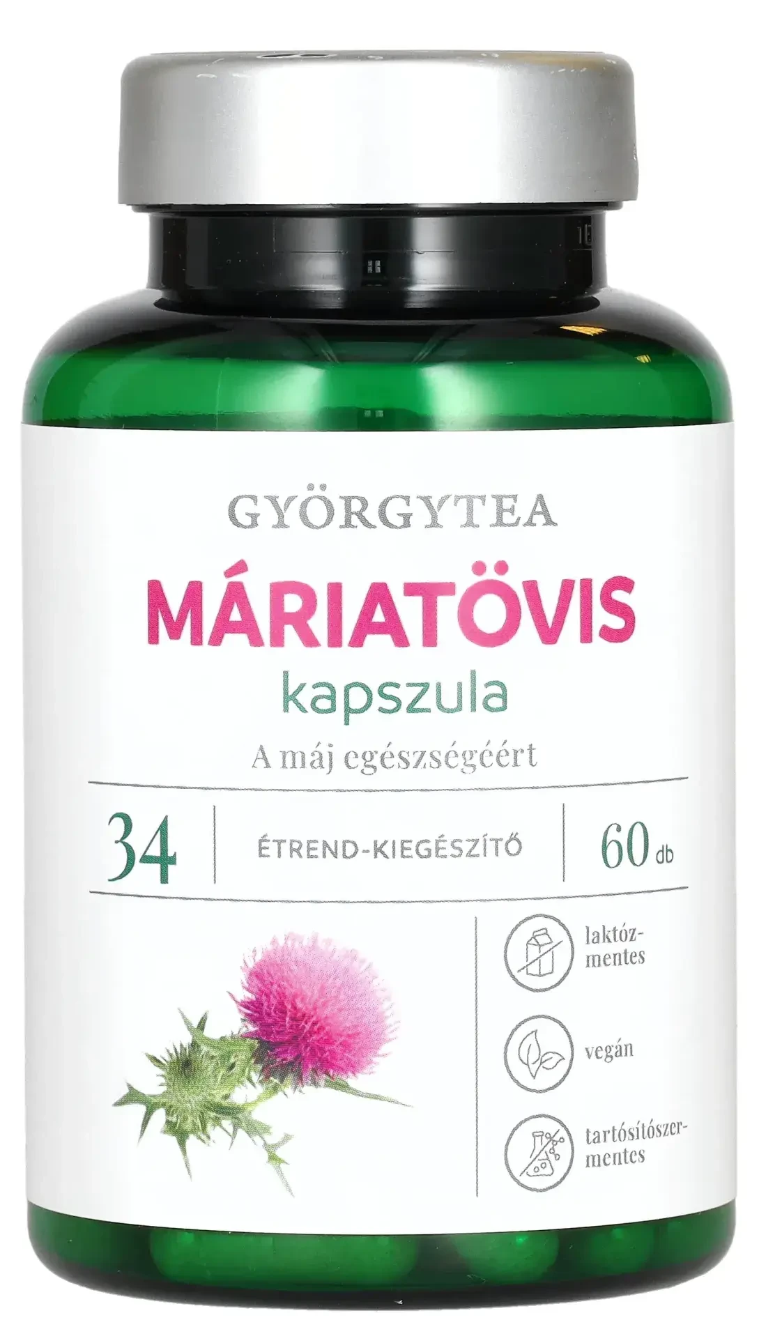 Györgytea Máriatövis kapszula 60db
