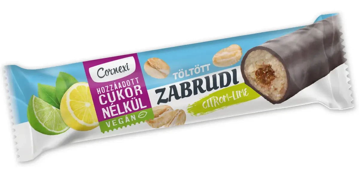 Cornexi Zabrudi Citrom- Lime Kakaós bevonattal édesítőszerrel HCN 30 g