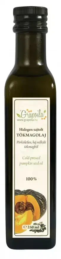 Grapoila Hidegen sajtolt tökmagolaj 250ml