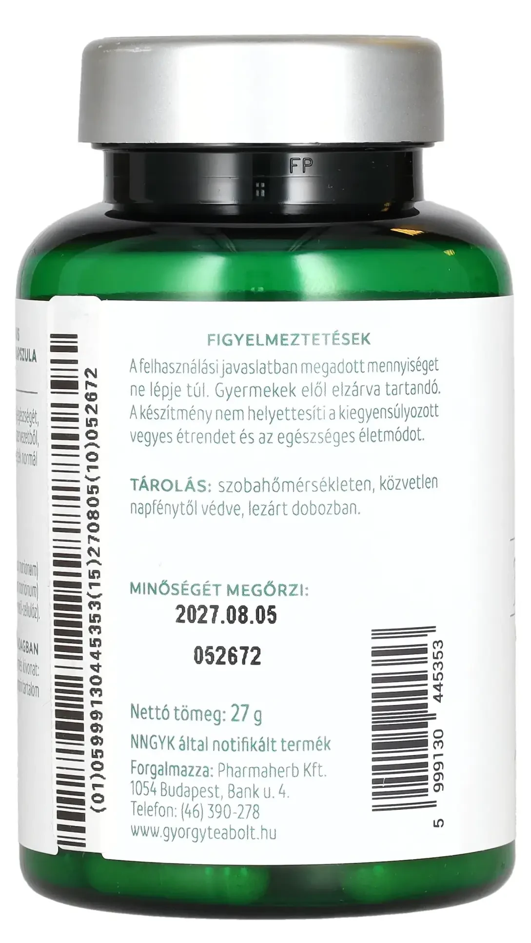 Györgytea Máriatövis kapszula 60db