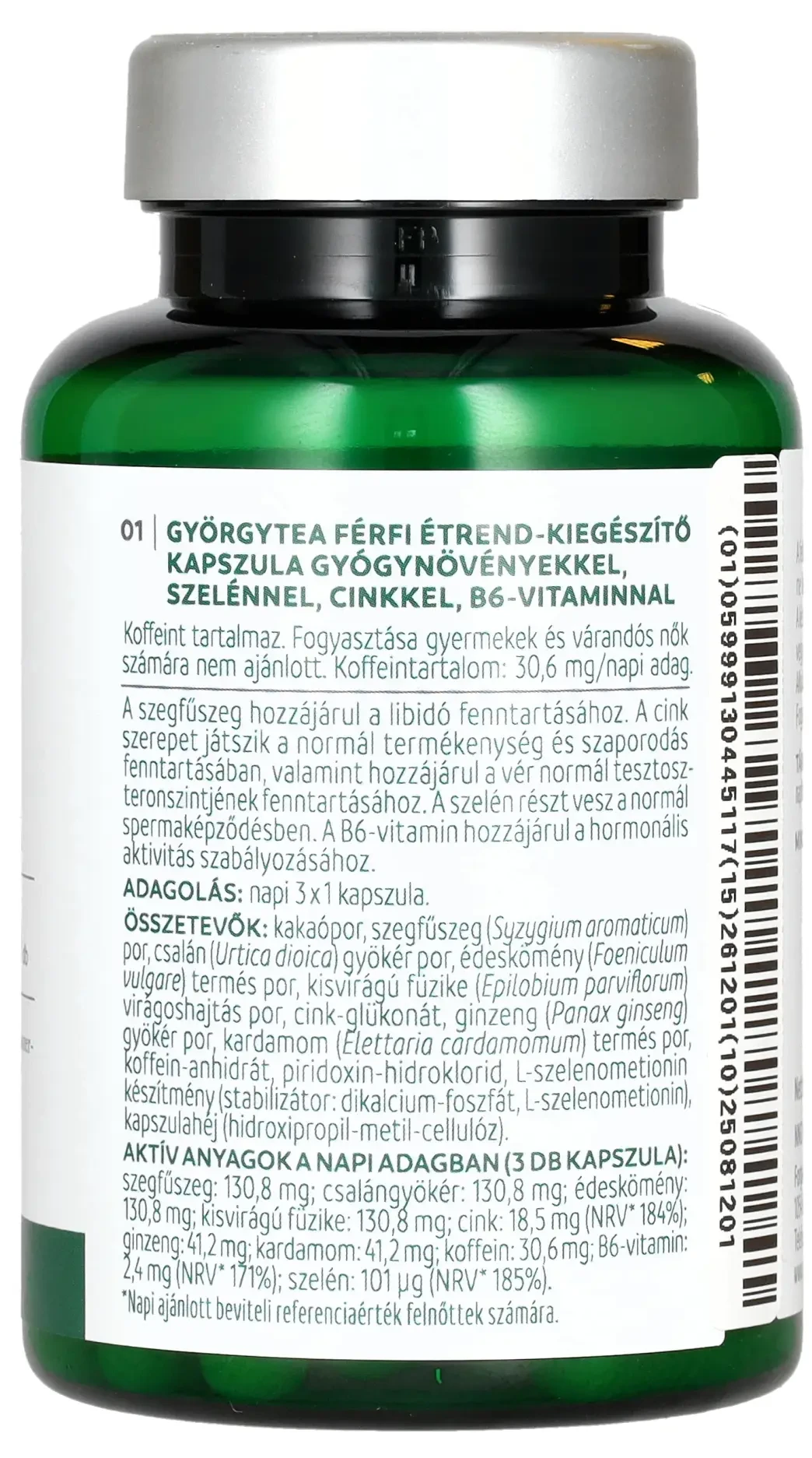 Györgytea Férfi kapszula 60db