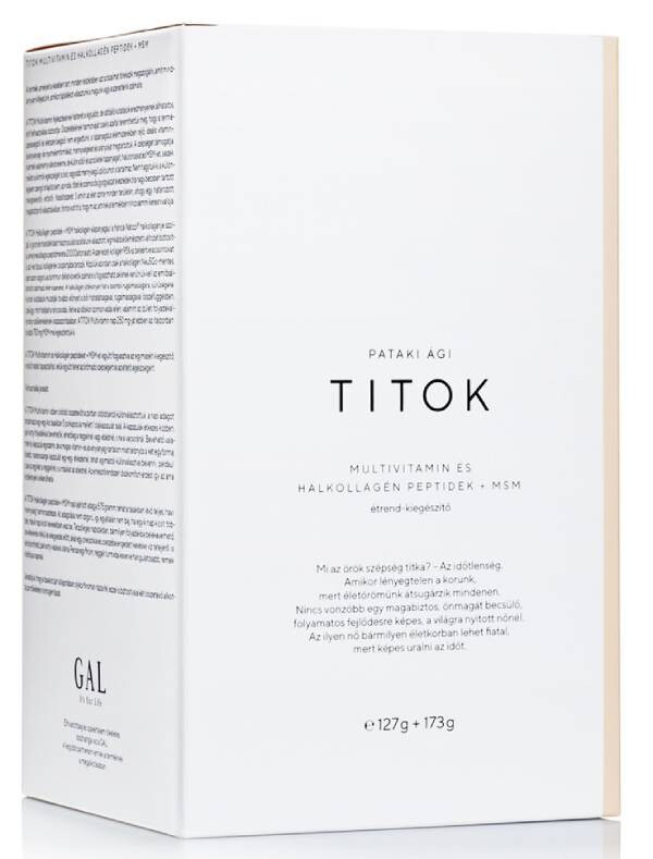 GAL TITOK Multivitamin és Halkollagén Peptidek + MSM 127g