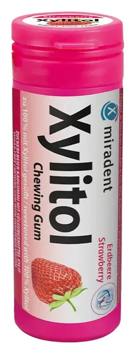 Xylitol gyerek rágógumi epres ízesítés 30 db