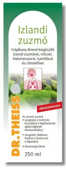 Dr. Theiss Izlandi zuzmó Folyékony étrend-kiegészítő 250 ml