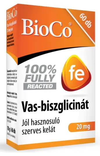 BioCo Vas-biszglicinát 20 mg tabletta 60 db