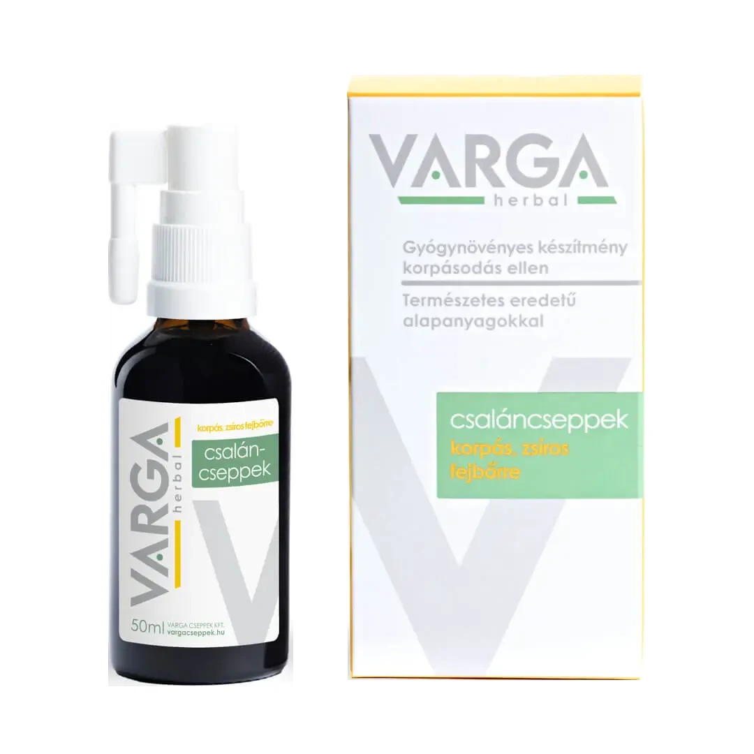 VARGA Csaláncseppek (korpás, zsíros hajra) 50ml